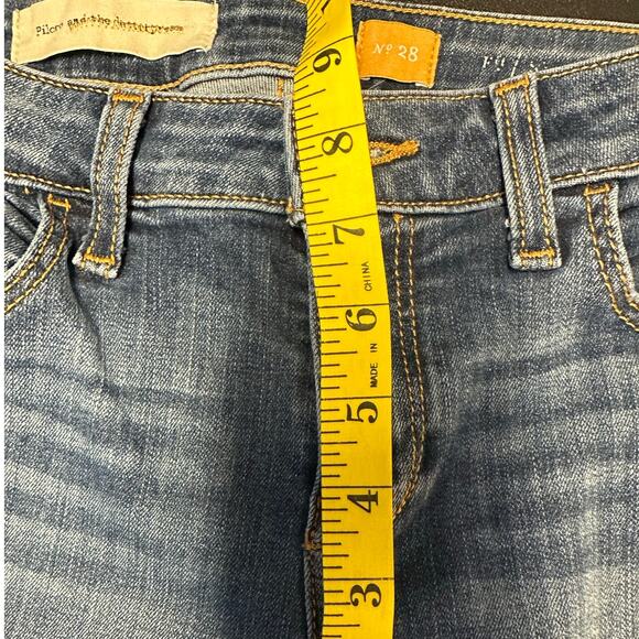 Anthropologie Pilcro and the Letterpress Medium Wash Flare Leg Jeans Size 28 - Picture 9 of 10